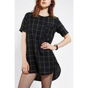 Otis McClain/Urban Outfitters Plaid Tunic Dress